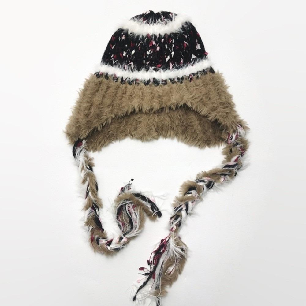 Warm Pullover Cap Knitted Beanie Hat New Knitted Hat  Autumn and Winter