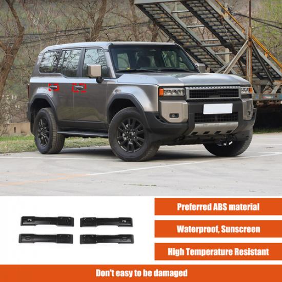 Mecha Matte Black Exterior Door Handle Cover For Toyota Land Cruiser LC250 24+