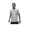 Jordan Breathable Sports Training Crew Neck Short Sleeve T-Shirt Men Tops White HF1457-100