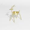Elegant Christmas Reindeer Tealight Holders Iron Metal Xmas Decor Tea Light Candle Holders  Gifts