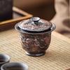 Jianshui Clay Purple Pottery Gaiwan Ceramic Handmade Household Kung Fu Tea Set Tea Bowl Tea Cup Tea Maker Tea Ceremony