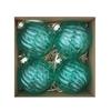 4Pcs Pack Christmas Ball Set PET Material Colorful Hanging Bauble Ball Pendant  Holiday Parties