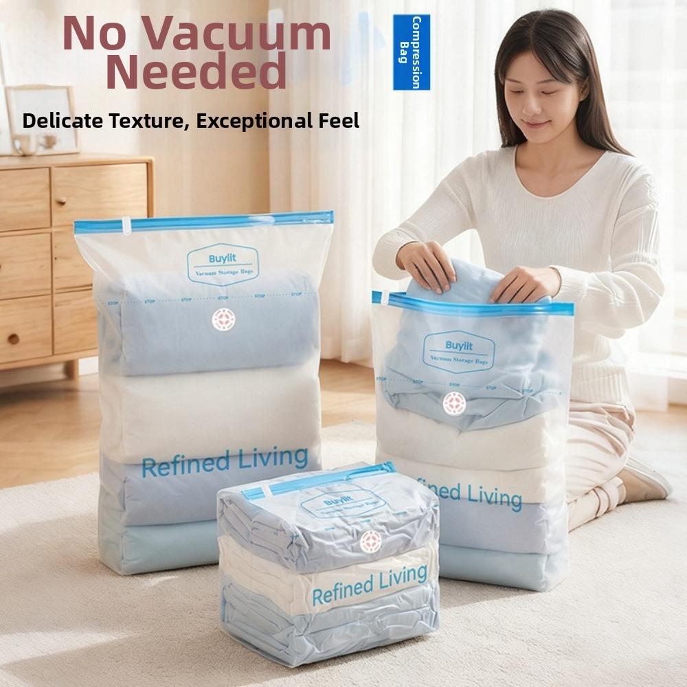 Large Capacity Vacuum Storage Bag Dust-proof Clothes Blankets Organizer  Travel Accessories
