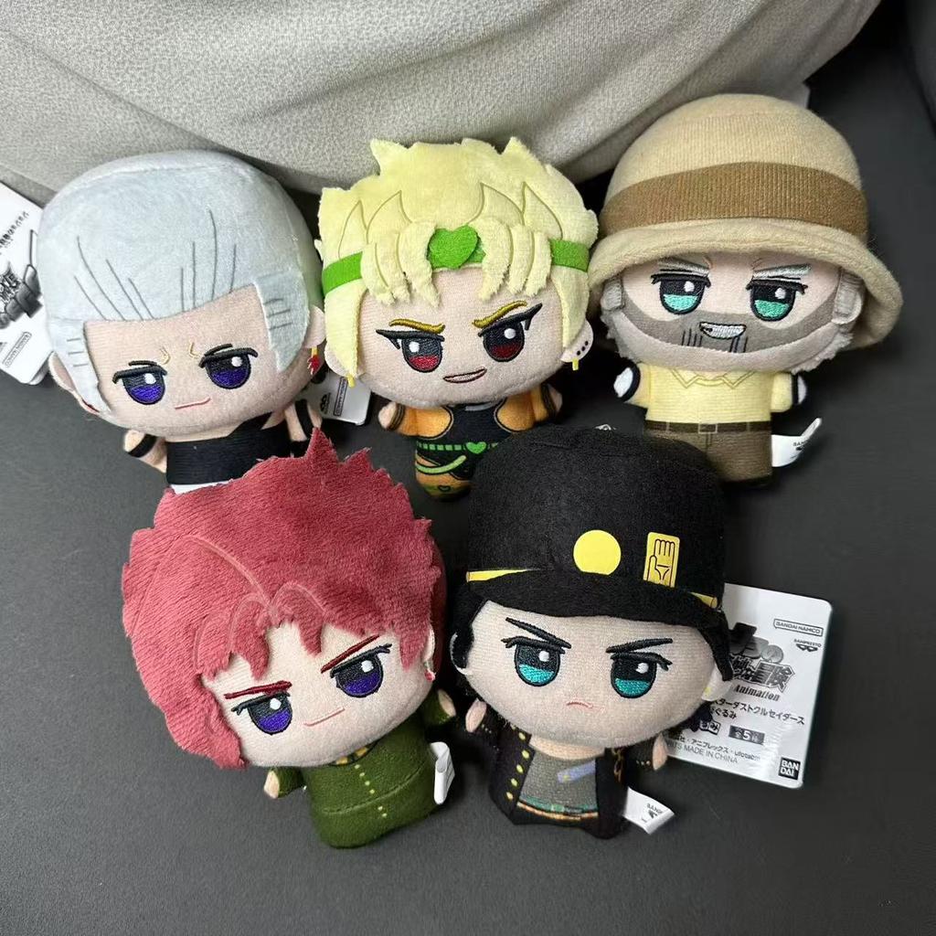 Anime JoJo Abenteuer Plüsch Schlüsselanhänger Kujo Jotaro Baumwollpuppe Plüschtier Kawaii Kakyoin Noriaki Spielzeug Anhänger Fans Geschenke Polnareff Niedlich
