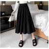 Women's Autumn and Winter Twisted Knitted Woolen Half-body Skirt