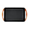 Lava Cast Iron Rectangle Grill Pan. 1-Handle, 22X32cm.