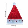 Lustige Pelz-Weihnachtsmütze Mehrfarbige Nikolausmütze Weihnachts-Kopfschmuck Rote Weihnachtsmütze Geschenk Partys