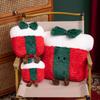 Colorful Christmas Day Decoration Pudding Pillow Plush Toy Doll Gingerbread Man Christmas Doll Gift