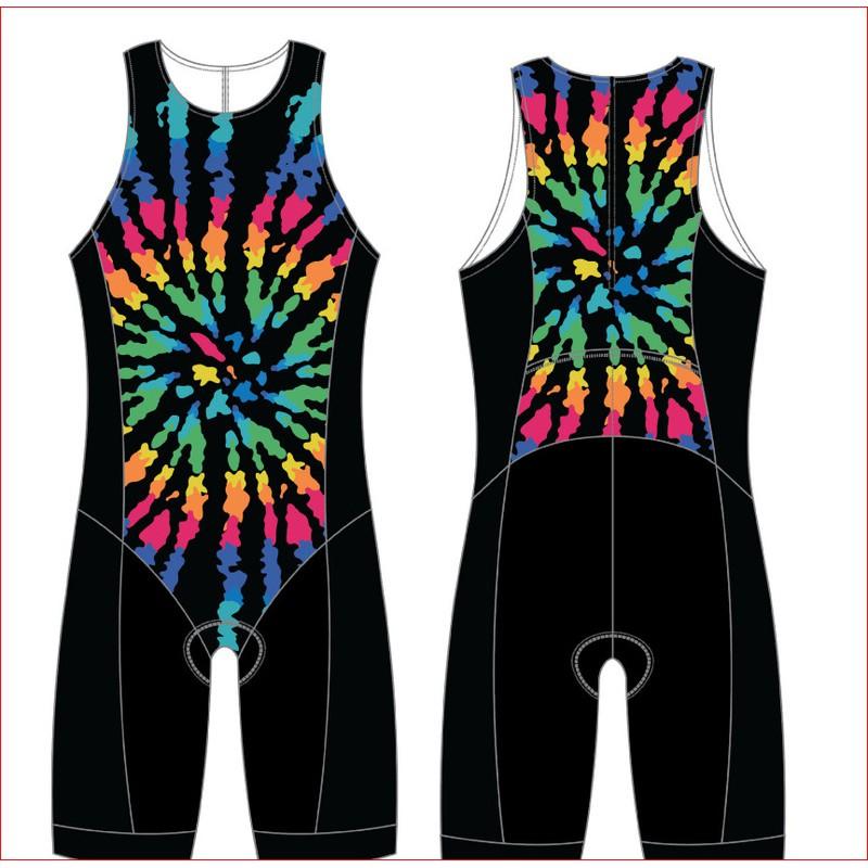 Mens Cycling Suit Mountain Road Biking Triathlon Quick-Dry Compression Full-Body Performance Wear