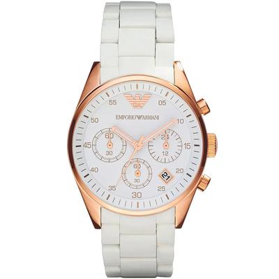 AR5920 White Sportivo Ladies Watch