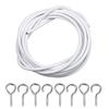 1Set PVC Steel Curtain Spring Rope 2/3/4/5 Meters Wall Hanging Line Durable Curtain Track Wire