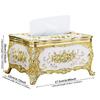 Pudełko na chusteczki w stylu europejskim Dom Kuchnia Salon Blat Pudełko na papier do rysowania Kreatywne pudełko na serwetki do restauracji