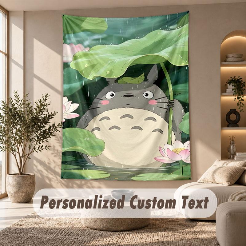 Wall Hanging Tapestry Art Cloth Bedroom Room Background DecorMy Neighbor Totoro
