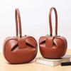 REWELL Women's Genuine Leather Dumpling Wonton Handbag
