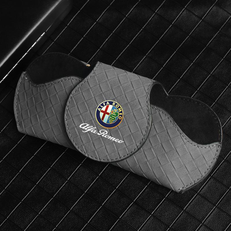 Úložný box na sluneční clonu do auta Klip na sluneční brýle Pro Alfa Romeo 156 159 147 4C 8C 166 Giulia Giulietta Mito Stelvio Spider GT Tonale