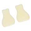 2pcs Facial Scraping Massage Board Smoothing Surfaces Resin Skin Gua Sha Plate for Home Salon
