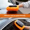 1 Piece/3 Pieces Snowflake Microfiber Car Wash Gloves, Thick Car Cleaning Gloves, Double-Sided Gloves, Anti-Scratch Car Cleaning