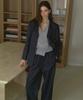 OCTETTE Stripe Banding Pants_2Color