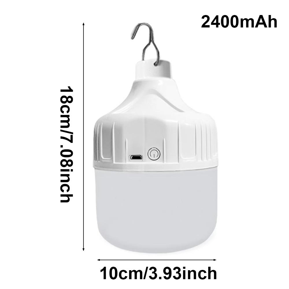 Portable USB Rechargeable LED Pendant Light High Brightness Waterproof Outdoor Lamp for Camping Fishing Emergency Night Lighting