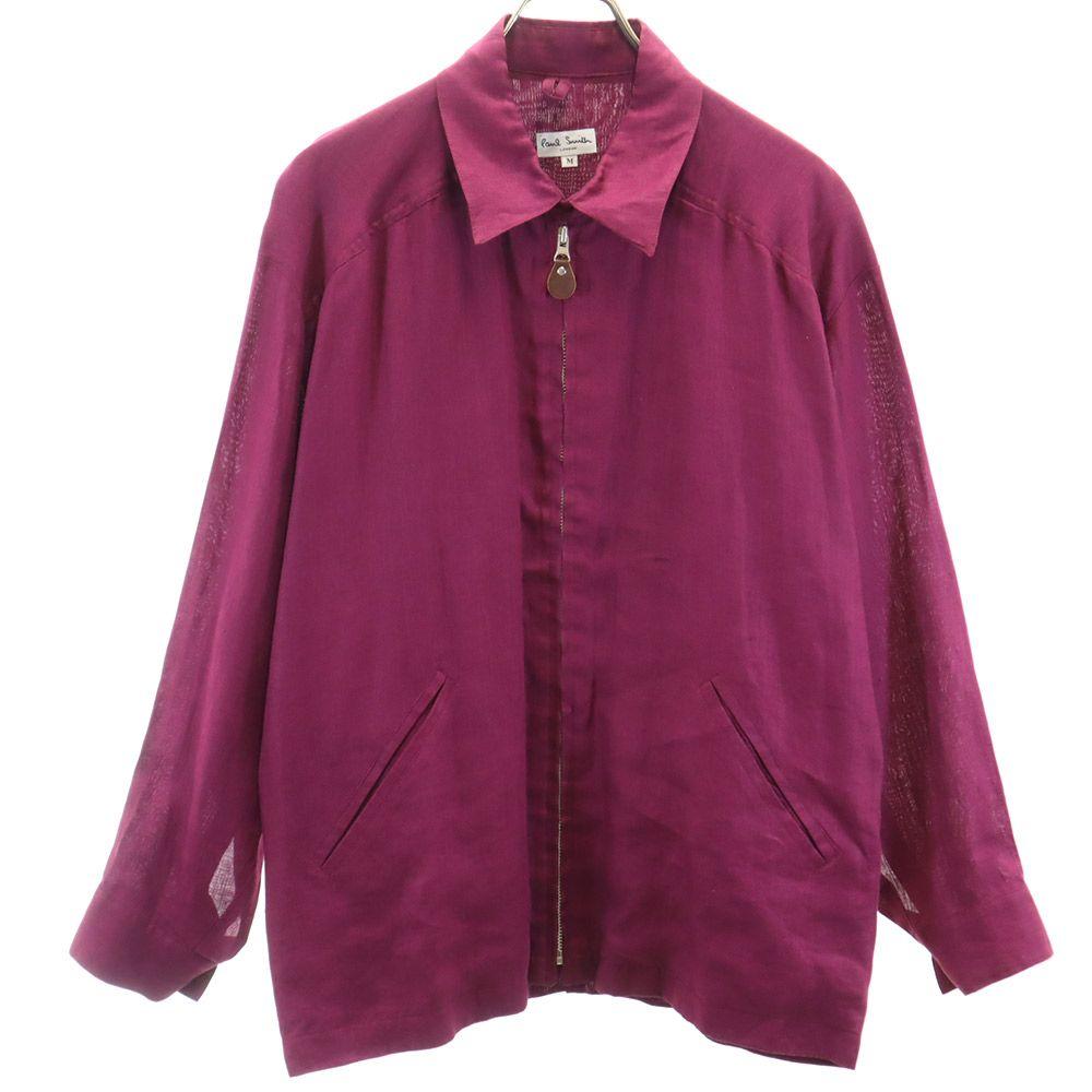

Paul Smith made in Japan linen Zip jacket M Bordeaux series LONDON Men s Used