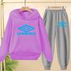 Kinderkleidung Buchstabe Marke Aufdruck Hoodie Pullover 3-12 Jahre Jacke Sweatshirt+Hose 2-teiliges Set Jungen Mädchen Freizeit Sport Jogginganzug