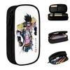 Student Zipper Pencil Case Polyester, Double Pencil Case Stationery Case Pencil Case Wish