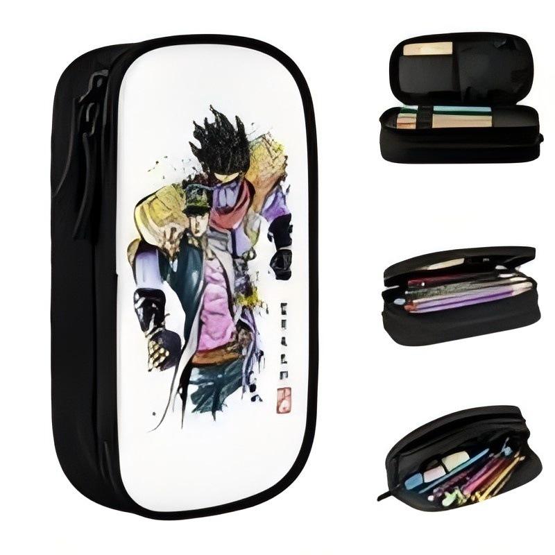 Student Zipper Pencil Case Polyester, Double Pencil Case Stationery Case Pencil Case Wish