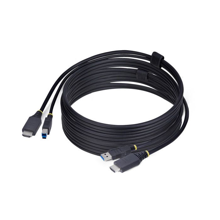StarTech.Com Cavo KVM HDMI e USB 4K60Hz 3m Nero HU12210 - Accessori per computer