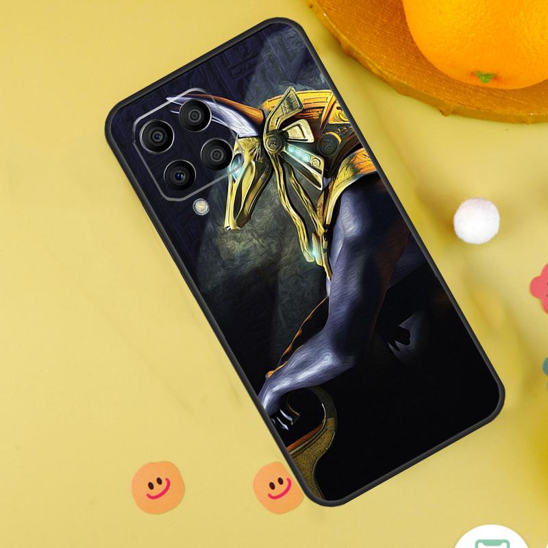 Egypt Nefertiti Anubis Ankh Case For Samsung Galaxy M20 M35 M55 M15 M32 M16 M36 M56 M54 M23 M52 M34 M14 M11 M31 M13 M53