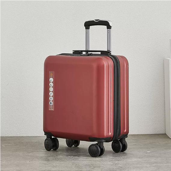 

18-Inch Durable Carry-On Luggage: Lightweight, Stylish & Secure for Women & Men 18-inch вино красного