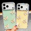 Handmade Sparkly Diamond Glass Butterfly IMD Phone Case, Compatible with iPhone 13,iPhone 14,iPhone 15,iPhone 16,iPhone 17 Series