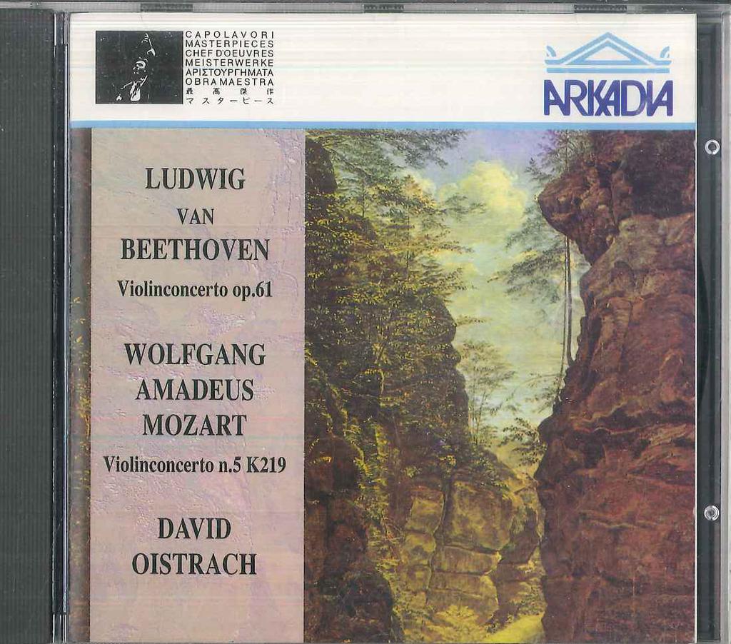 CD DAVID, GUI; MITROPOUL OISTRAKH - Beethoven/Mozart;Violin Con  CDMP4181 ARKADIA 1994 Europe Classical Used