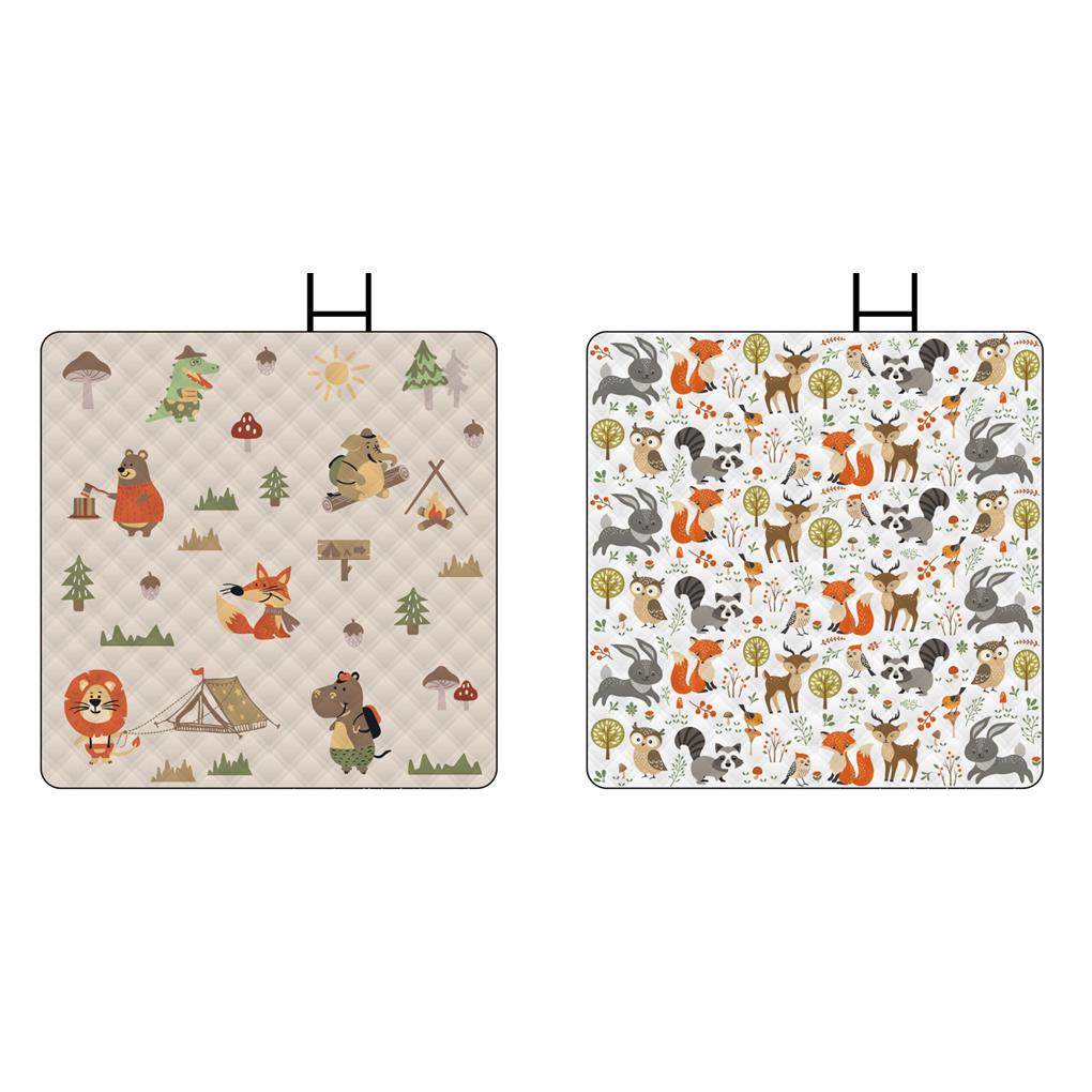 Oxford Cloth With Multiple Patterns Light And Comfortable Picnic Cloth Camping Mat Outdoor Beach Mat