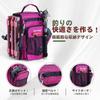 Goture Fishing Backpack with 3 Portable Tackle Boxes, 6-Piece Tool Set, and Bait Set. Single-Shoulder Fishing Bag, 900D Oxford Fabric with Rod