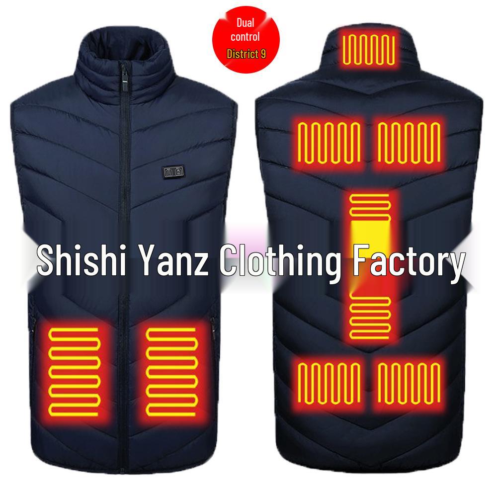 USB Elektrisch Beheizte Weste für Herbst/Winter - Intelligente, Konstante Temperatur Heizkleidung