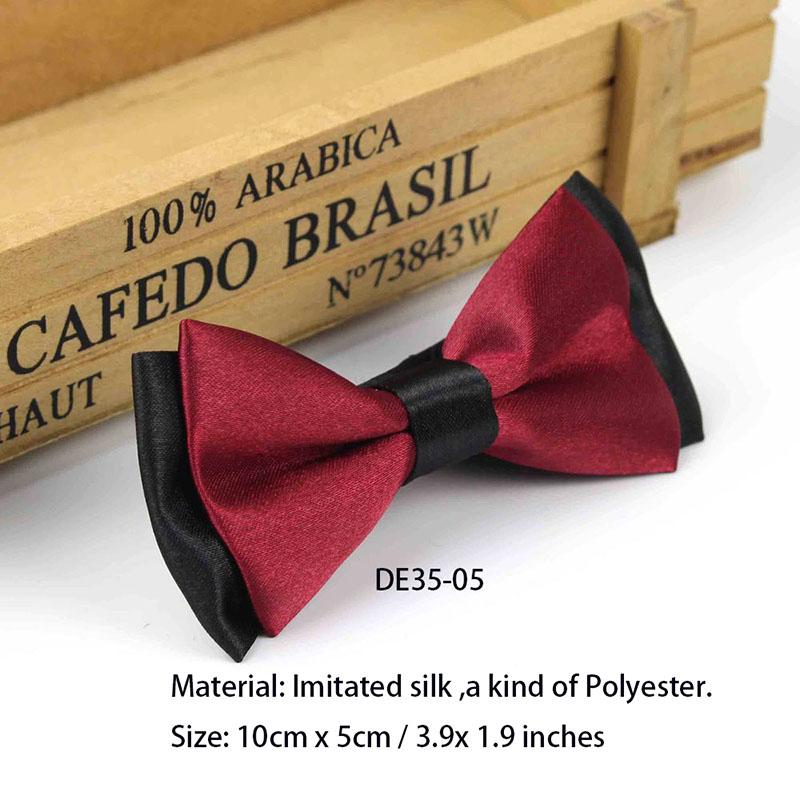 Classic Children's Bow Tie Baby Boy's Girl Fashion Solid Color Adjustable Bow Tie Children's Two-tone Pet Dog and Cat Bow Tie