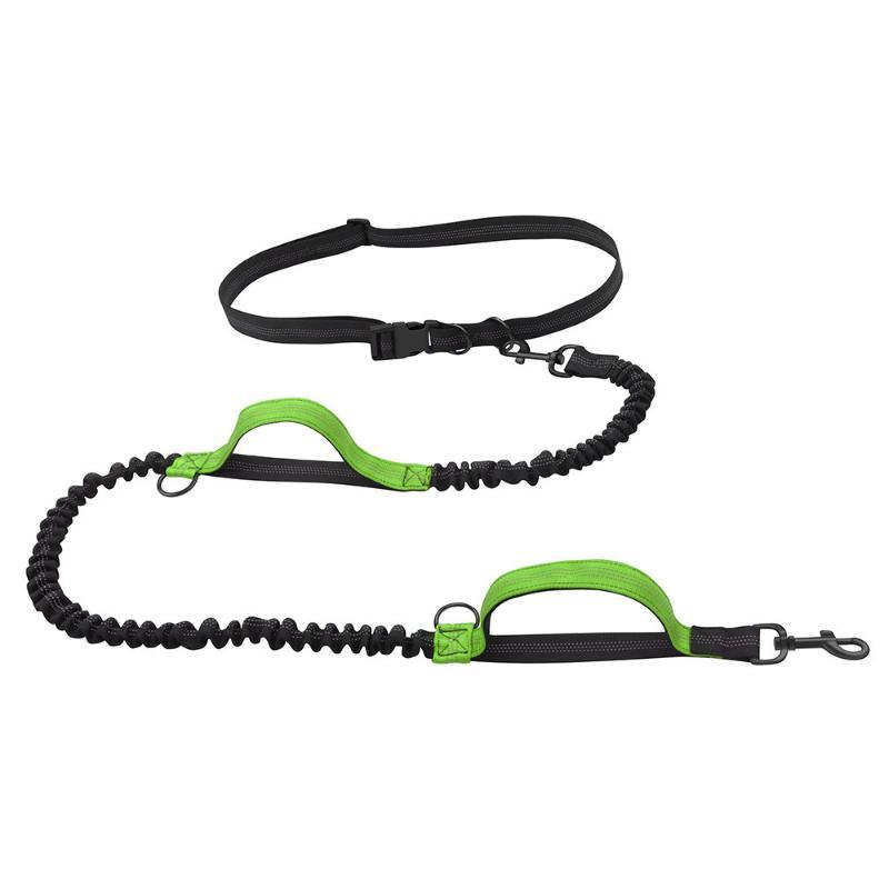 Hand Free Dog Leash For Pet Walking Running Jogging Adjustable Dog Leash Waist Belt Chest Strap Traction Rope Dog Accessories