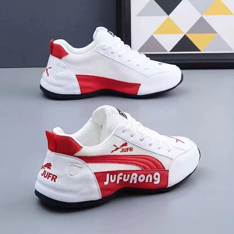 

Унисекс белые кроссовки - дышащие легкие кроссовки на шнуровке для пар, мужская и женская модная повседневная спортивная обувь с амортизацией и комфортом 39