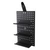 Bike Gear Pegboard Organizer Powder Coated Aluminum Alloy Wall Mount Bike Gear Storage System for Helmet Accessories