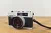 Konica C35 Flash Matic Silver 35mm Film Camera from Japan
