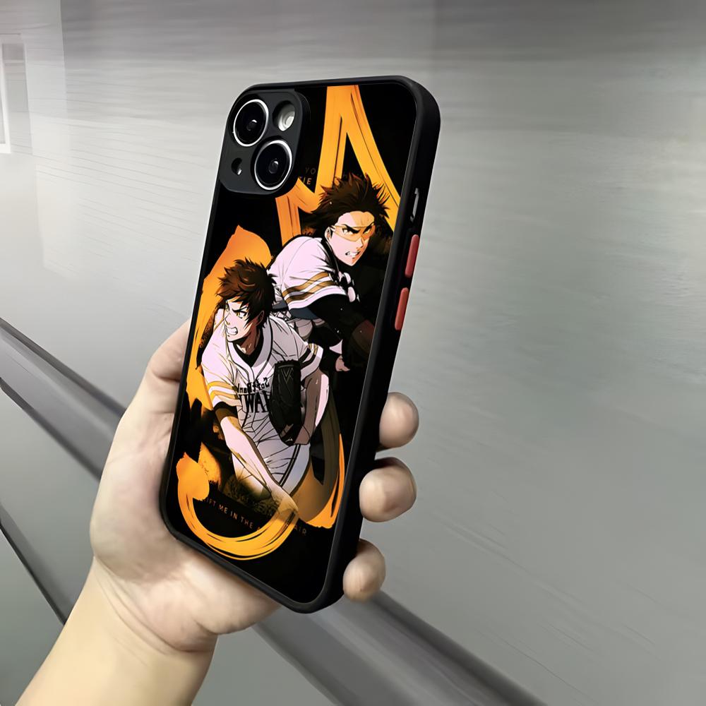 Anime Aces Of D-Diamonds Handyhülle Für Iphone 17 16 15 14 13 12 Pro Max Xr Air Plus Hautgefühl Schwarze Hartschalenabdeckung