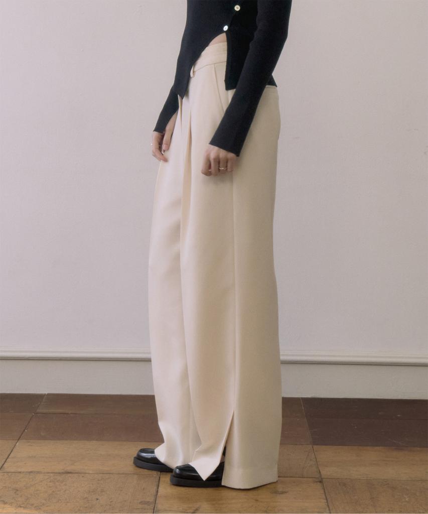 JUCYJUDY Contrast Waist Wide Pants Jzpt124A