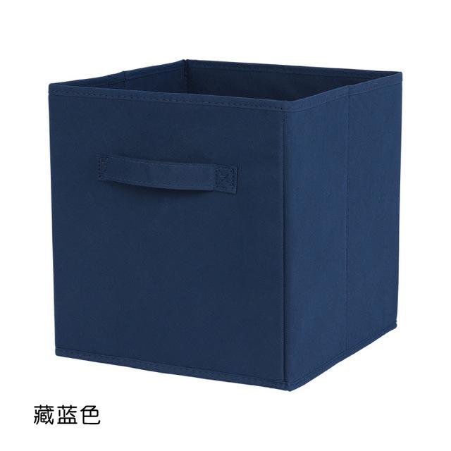 Collapsible Cube Storage Bin Non Woven Fabric Storage Box Home Supplies, Kid Toy Storage Organizer Cabinet Drawer Organization