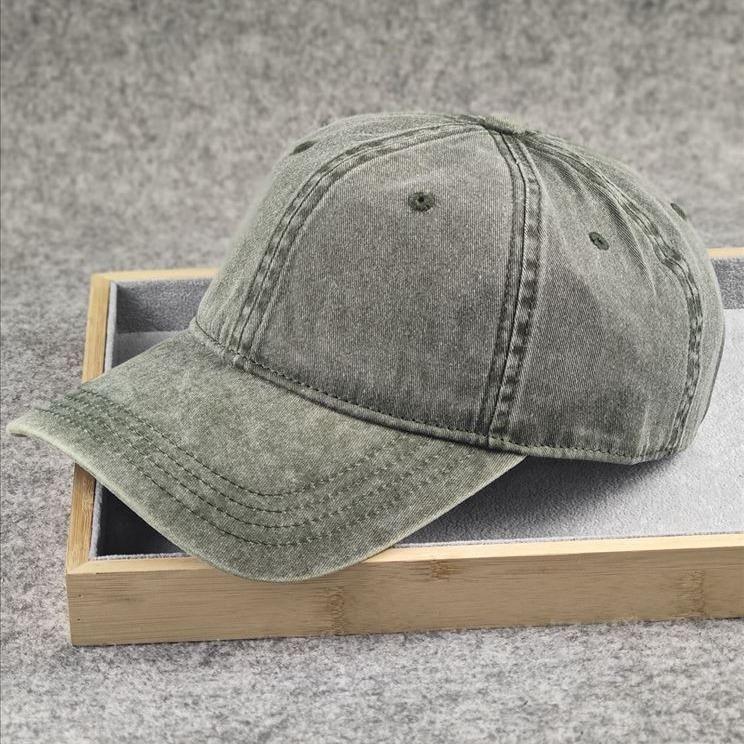 Washed and Made Old Soft-top Baseball Cap, Four-season Big Head Circumference Men's Hat, European and American Style Casual Fan Women's Hat Versatile