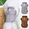 Dog Clothes With Warm Fur Collar Suede Dogs Jacket Coat Winter Pet Puppy Costume Outfit Soft For Small Medium Dogs Pet Clothing