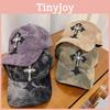 Decoration Cross Fashionable Dyeing Pattern Women Summer Casual Baseball Cap