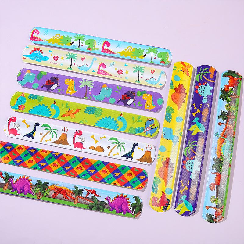 Dinosaur & Animal World Slap Bracelets - Kids' Fun Toy & Gift
