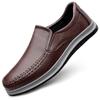 All-match Men's Loafers Luxury Brand Outdoor Antiskid Male Shoes Genuine Leather Men Casual Shoes Male Comfortable Business Shoe