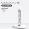 Blue Fruit Metal Mechanical Pencil with Built-in Eraser and Soft Grip for Student Writing and Sketching