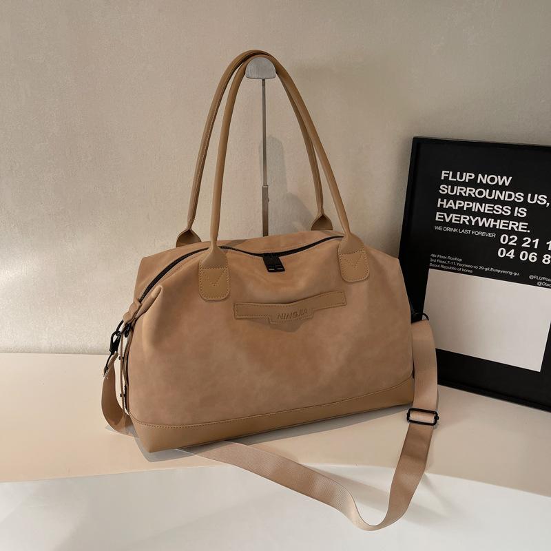 Travel bag Large capacity handbag Outdoor sports fitness bag Women's short-distance travel Luggage storage bag